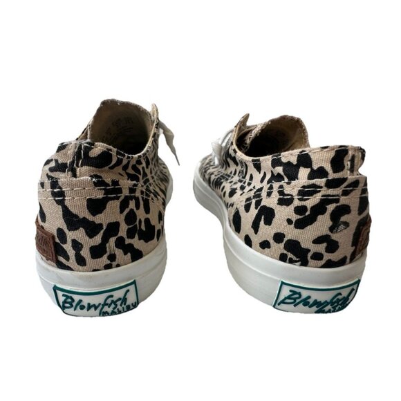 NWOT Blowfish Fashion Sneakers Slip Ons. Leopard Animal Print. Canvas. Sz 6.5 - Picture 5 of 6